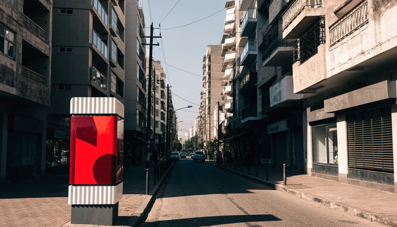 Nairobi Escort Listings: A Practical Guide to Safer Choices A view of a city street lined with tall apartment buildings and a red and white kiosk in the foreground.